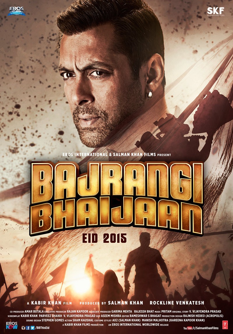 Poster of Eros International's Bajrangi Bhaijaan (2015)