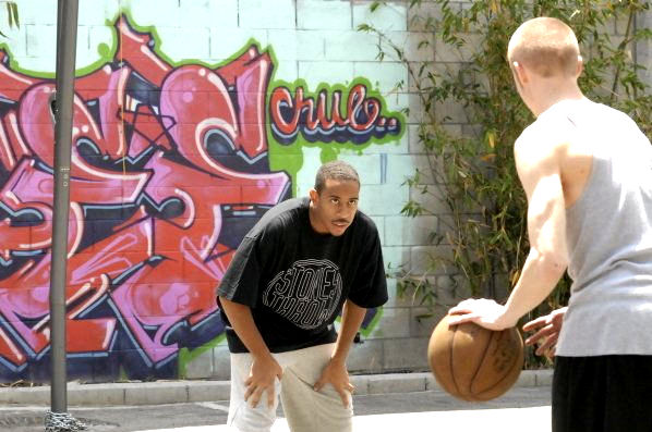 Ludacris stars as Julius and Grayson Boucher stars as Sticky in Night and Day Pictures' Ball Don't Lie (2009)