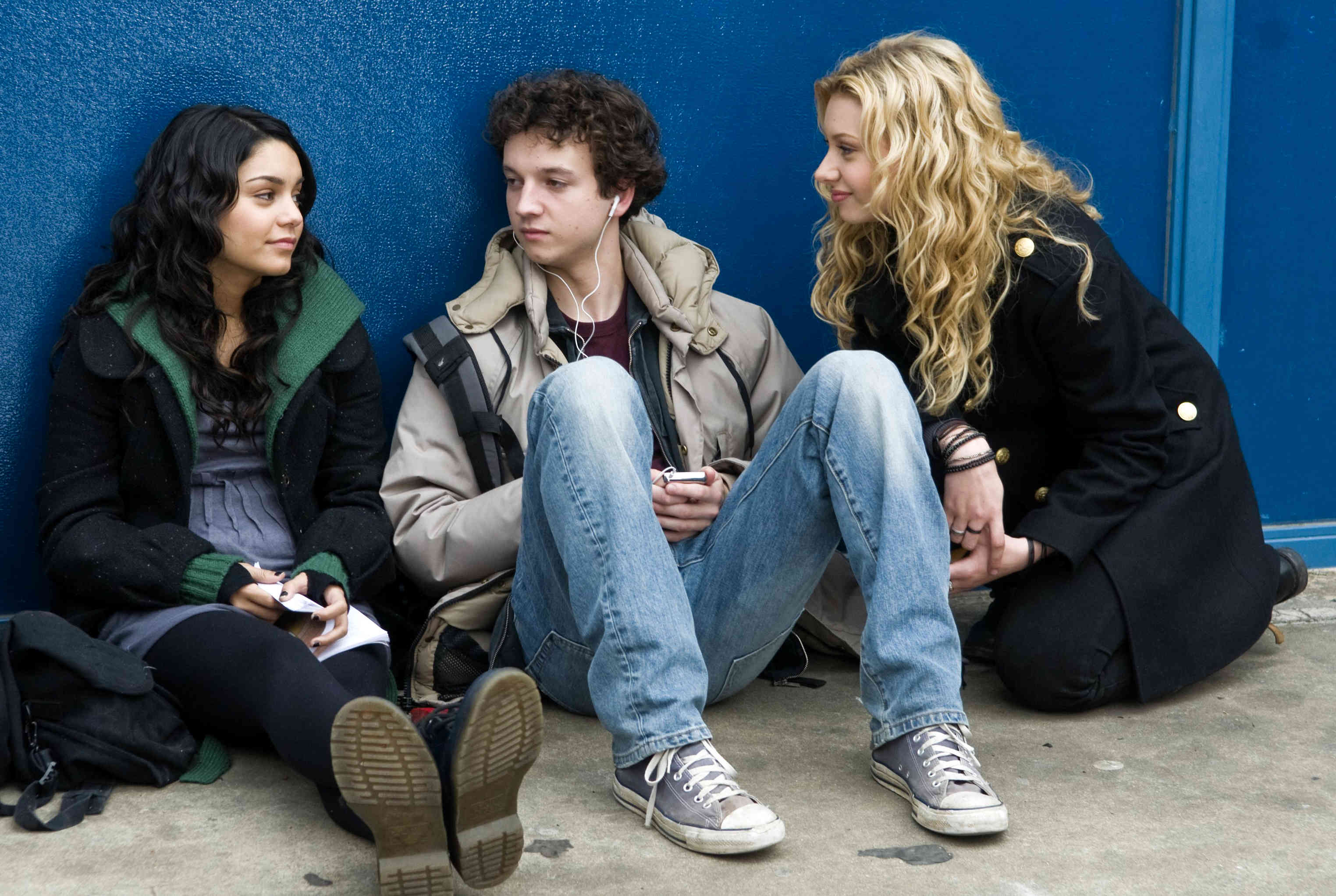 Vanessa Hudgens, Gaelan Connell and Alyson Michalka in Summit Entertainment's Bandslam (2009)