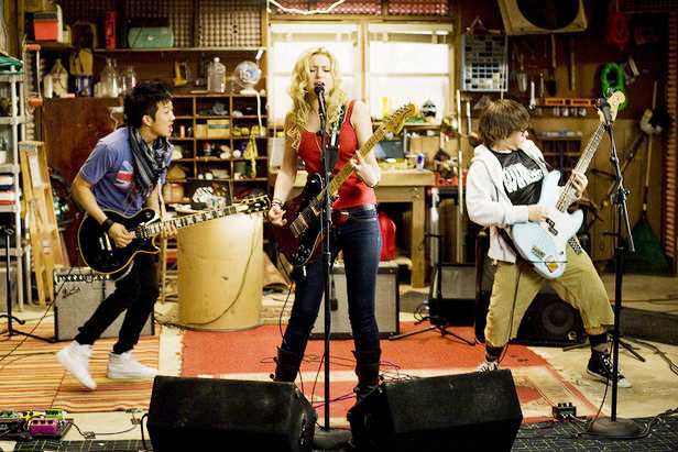 Tim Jo, Alyson Michalka and Charlie Saxton in Summit Entertainment's Bandslam (2009)