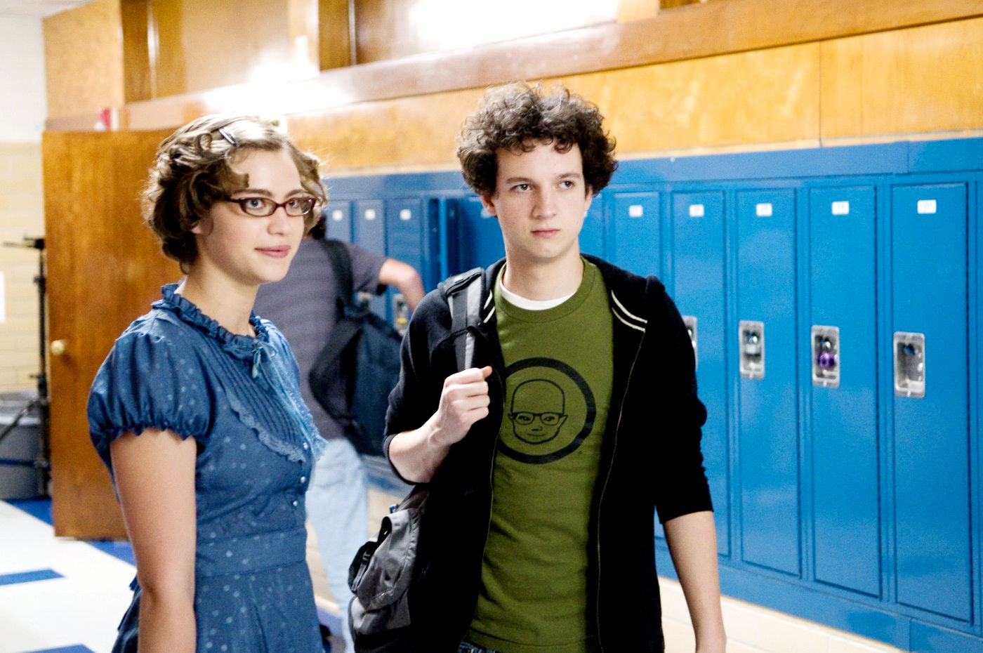 Elvy Yost stars as Irene Lerman (Cello) and Gaelan Connell stars as Will Burton in Summit Entertainment's Bandslam (2009)