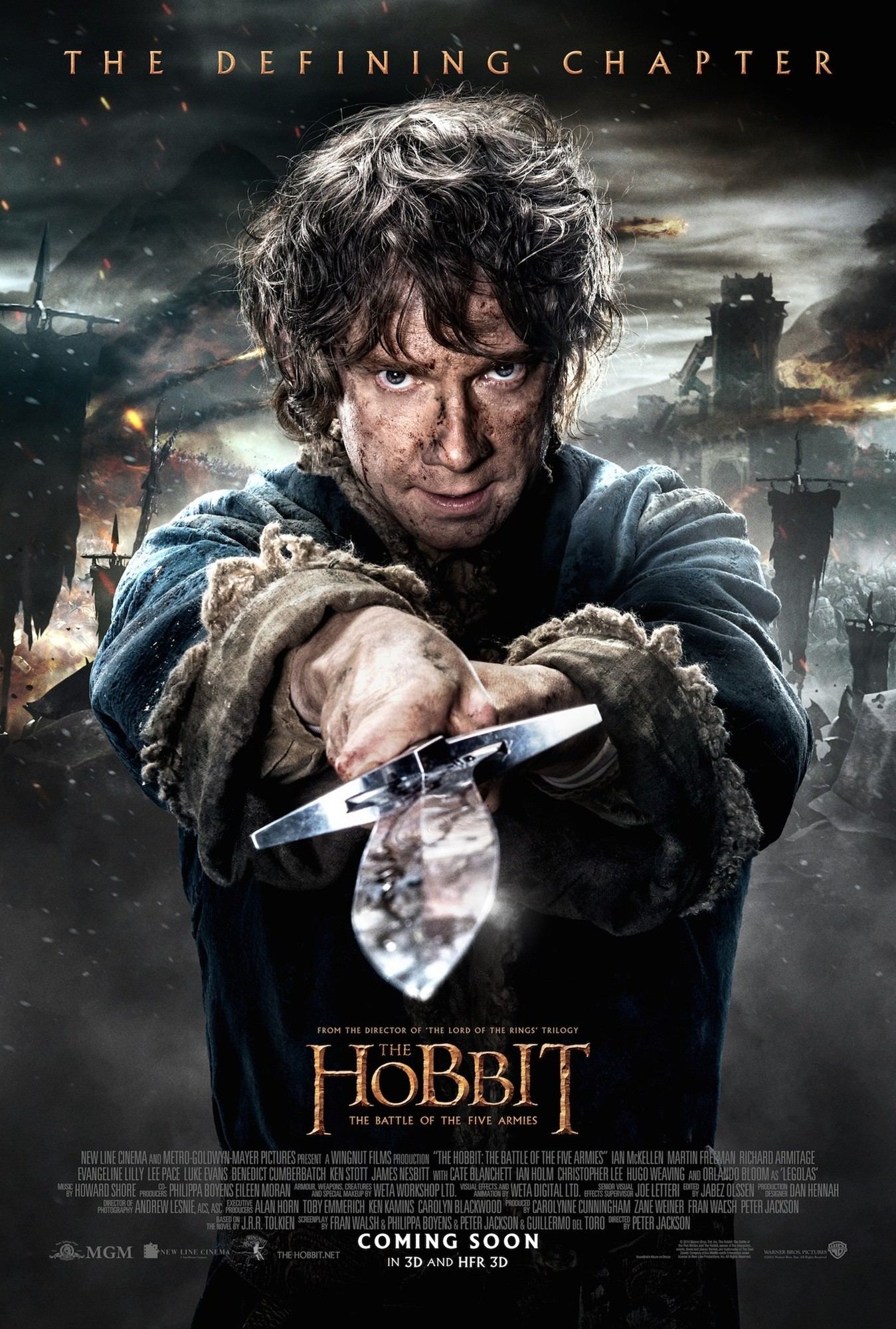 Poster of Warner Bros. Pictures' The Hobbit: The Battle of the Five Armies (2014)