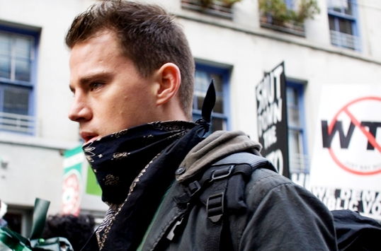 Channing Tatum stars as Johnson in Redwood Palms Pictures' Battle in Seattle (2008)