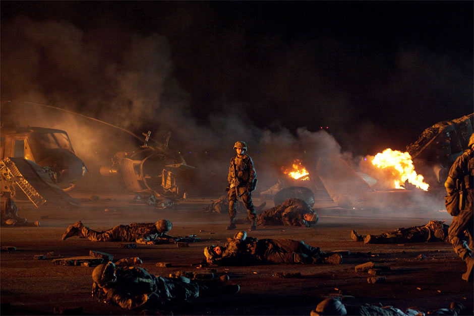 Michelle Rodriguez stars as Technical Sergeant Elena Santos in Columbia Pictures' Battle: Los Angeles (2011)