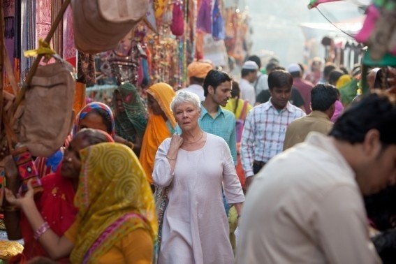 Judi Dench stars as Evelyn in Fox Searchlight Pictures' The Best Exotic Marigold Hotel (2012)