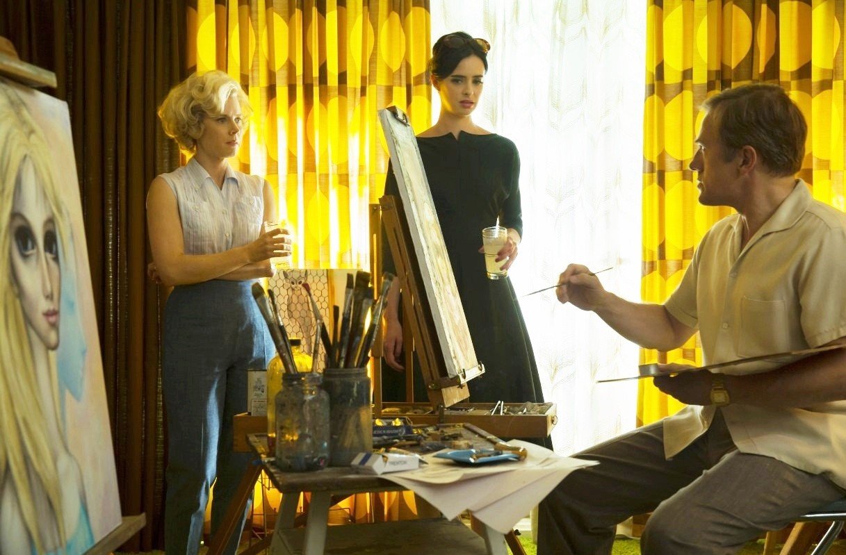 Amy Adams, Krysten Ritter and Christoph Waltz in The Weinstein Company's Big Eyes (2014). Photo credit by Leah Gallo.