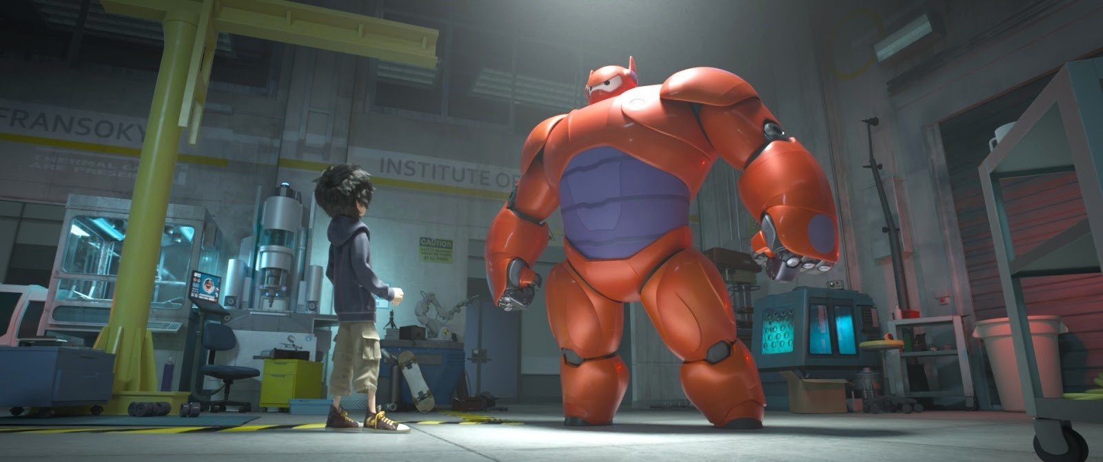 Hiro Hamada and Baymax from Walt Disney Pictures' Big Hero 6 (2014)