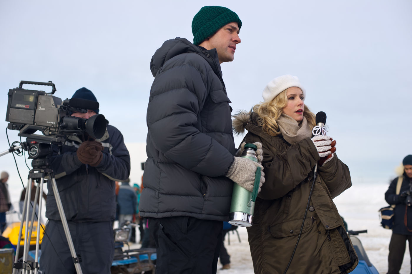 John Krasinski stars as Adam Carlson and Kristen Bell stars as Jill Jerard in Universal Pictures' Big Miracle (2012)