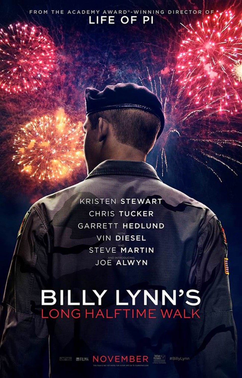 Poster of TriStar Pictures' Billy Lynn's Long Halftime Walk (2016)