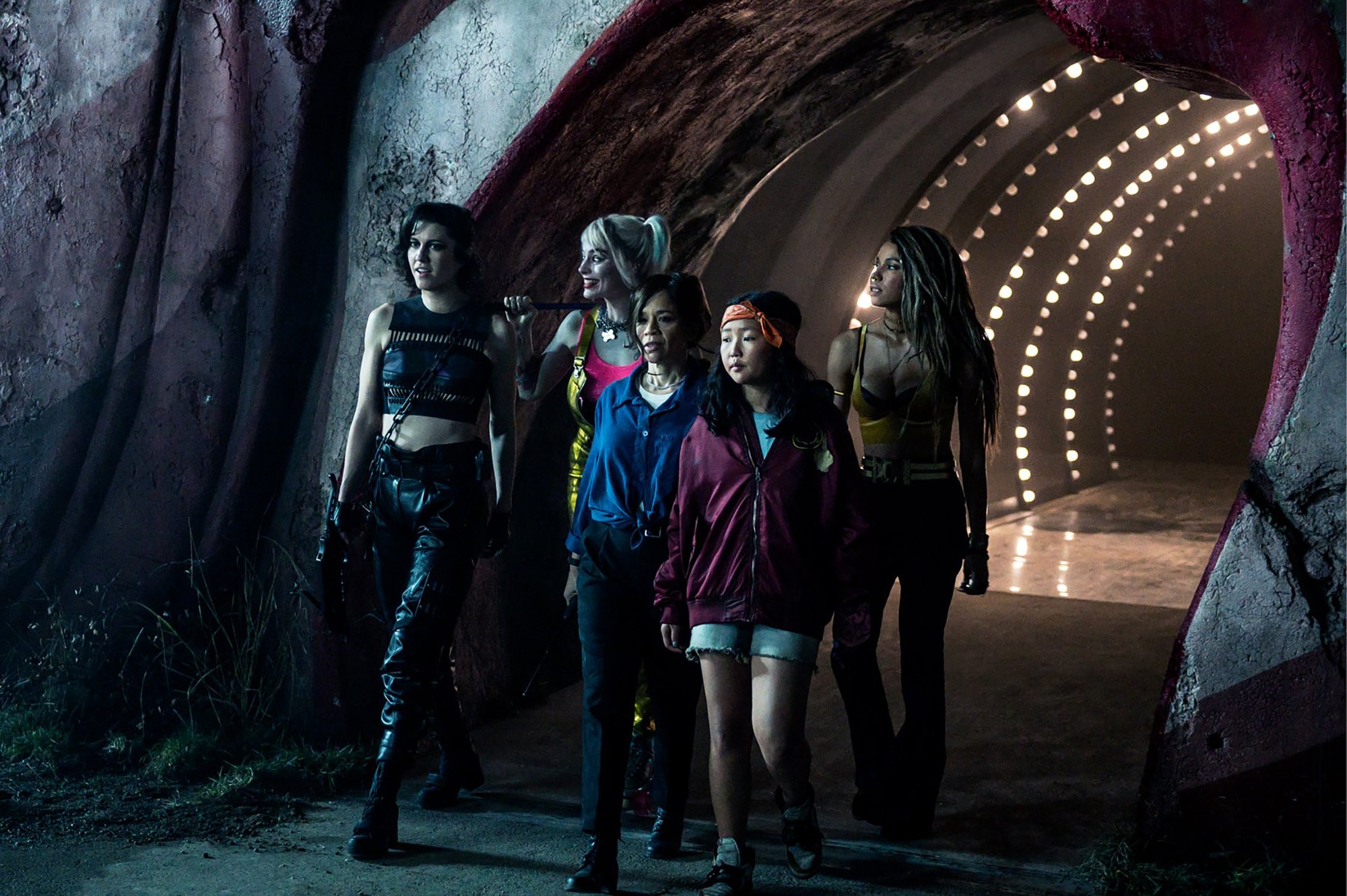 Mary Elizabeth Winstead, Margot Robbie, Rosie Perez, Ella Jay Basco and Jurnee Smollett in Warner Bros. Pictures' Birds of Prey: And the Fantabulous Emancipation of One Harley Quinn (2020)