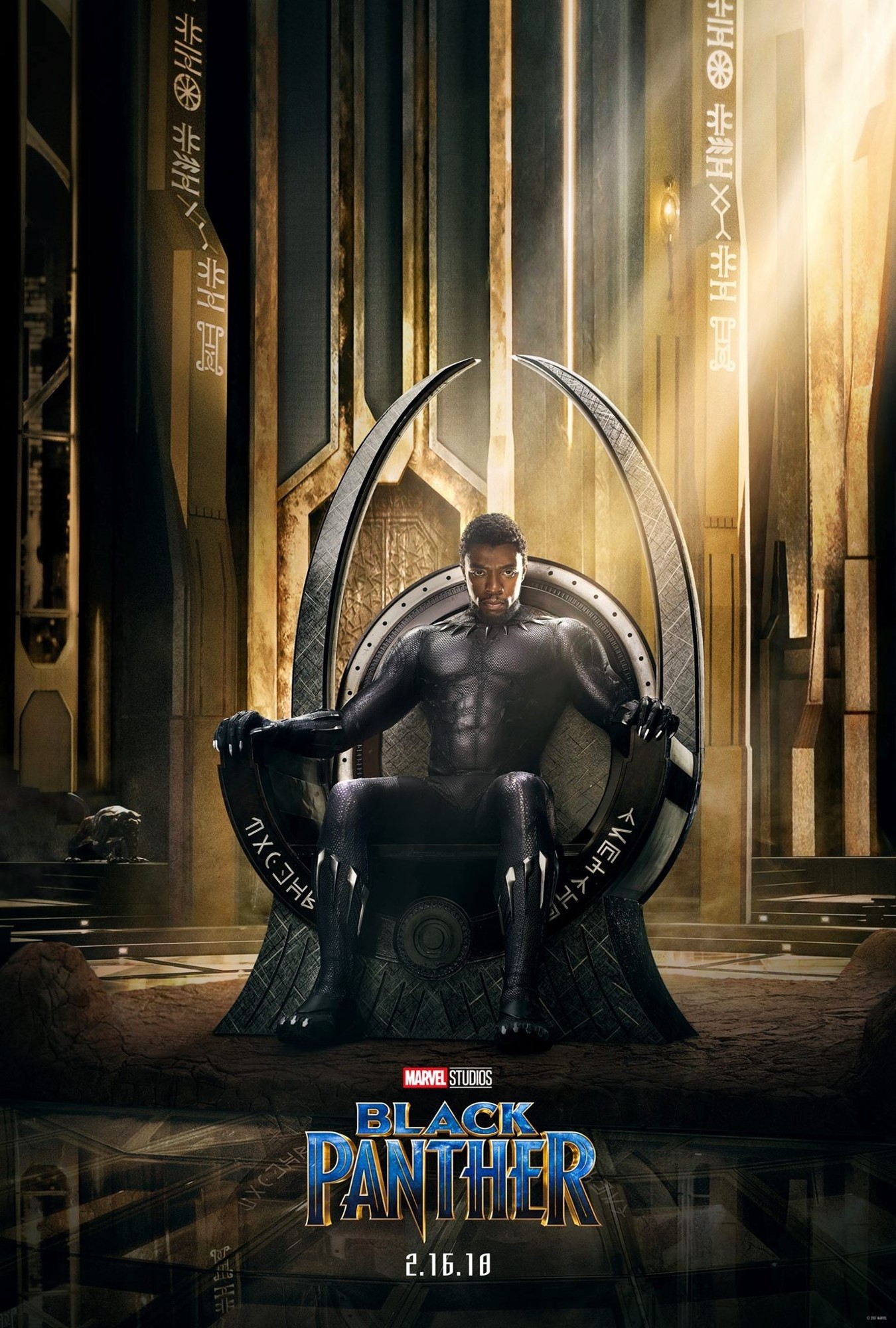 Poster of Walt Disney Pictures' Black Panther (2018)