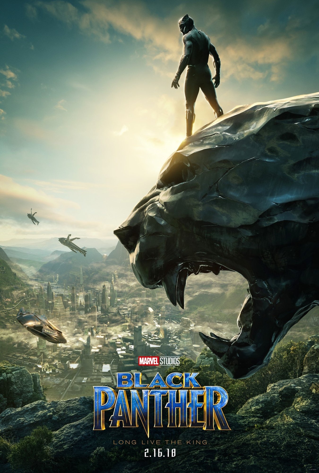 Poster of Walt Disney Pictures' Black Panther (2018)