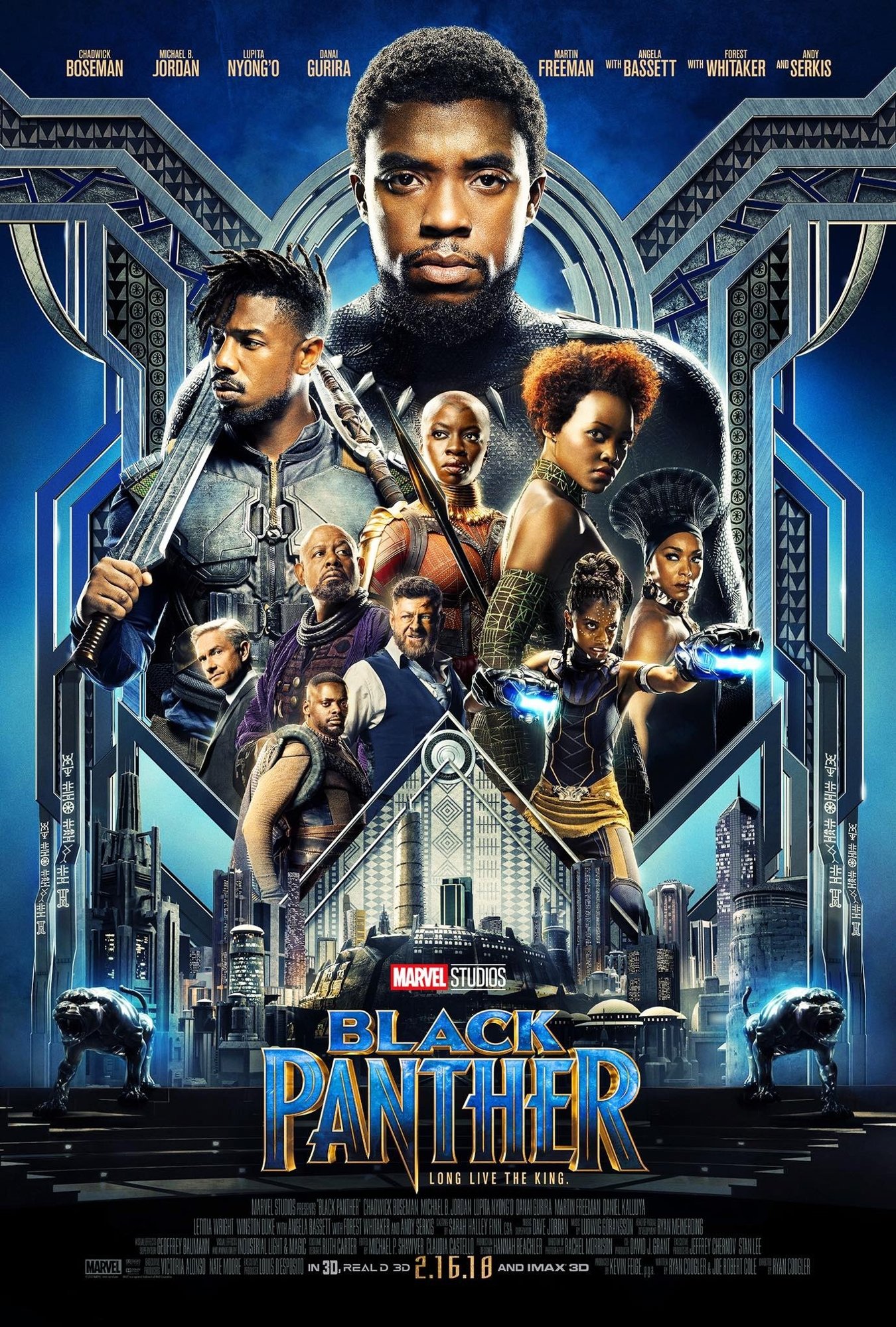 Poster of Walt Disney Pictures' Black Panther (2018)