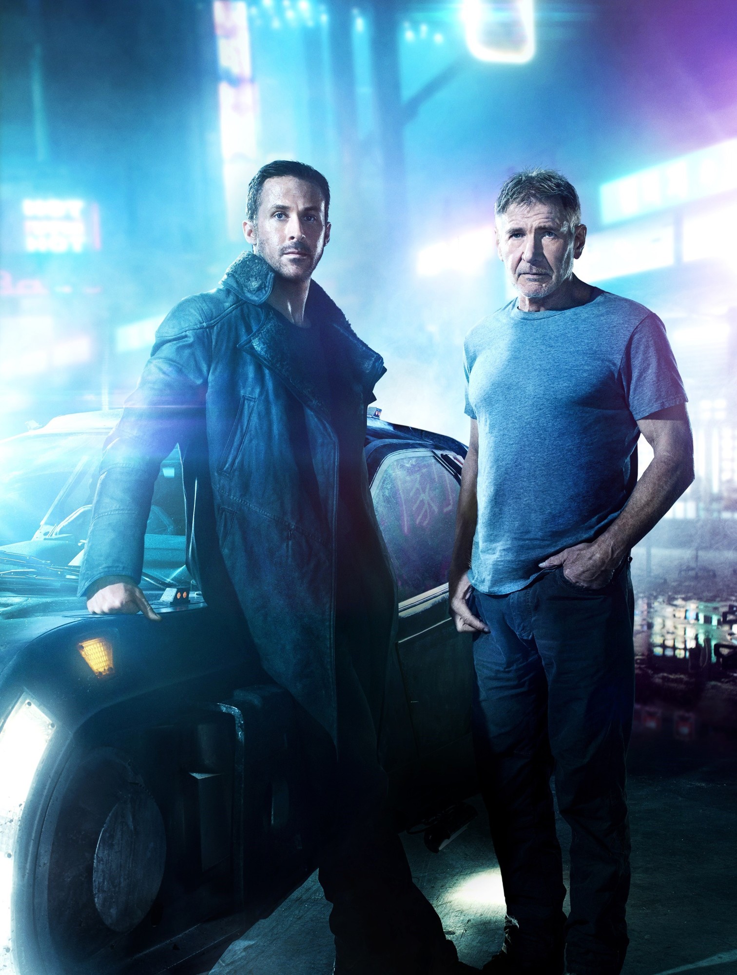 Ryan Gosling stars as Officer K and Harrison Ford stars as Rick Deckard in Warner Bros. Pictures' Blade Runner 2049 (2017)