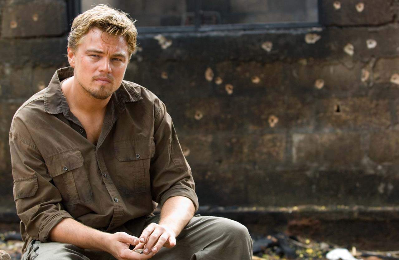 Leonardo DiCaprio as Danny Archer in Warner Bros' Blood Diamond (2006)