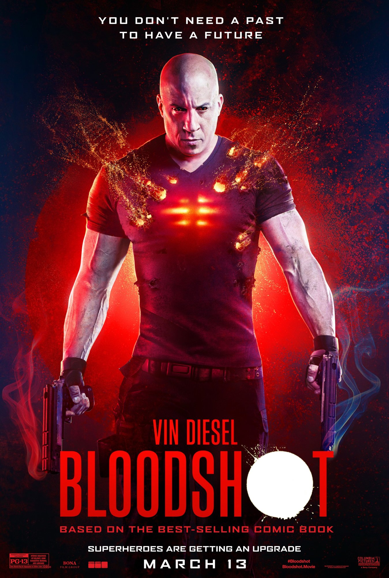 Poster of Sony Pictures' Bloodshot (2020)