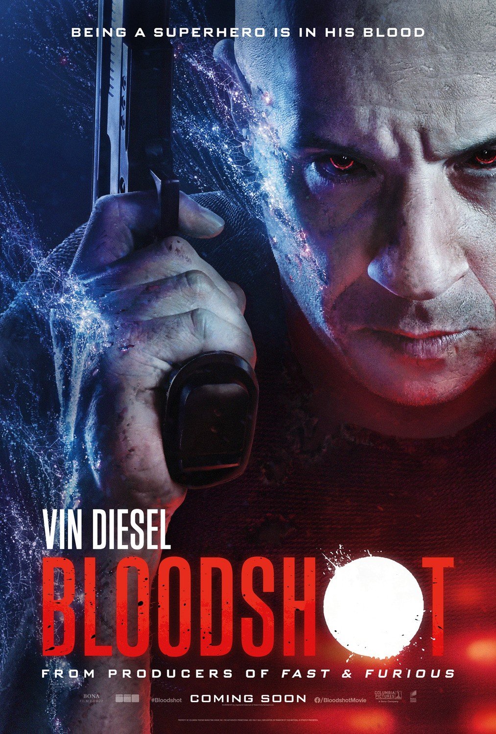 Poster of Sony Pictures' Bloodshot (2020)