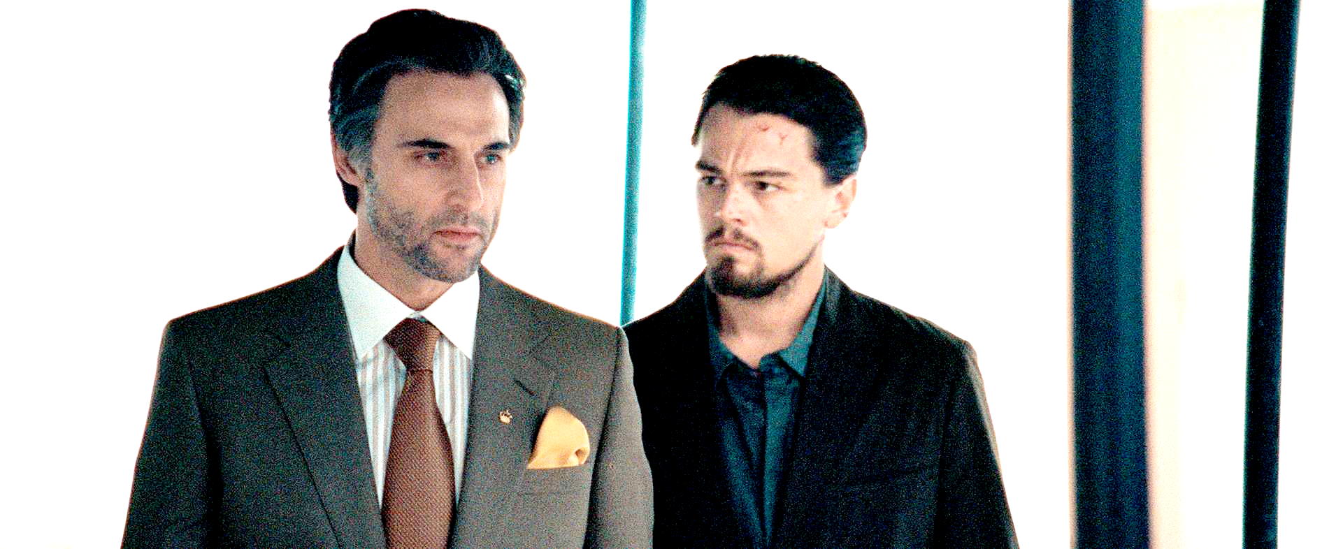 Mark Strong stars as Hani and Leonardo DiCaprio stars as Roger Ferris in Warner Bros. Pictures' Body of Lies (2008)