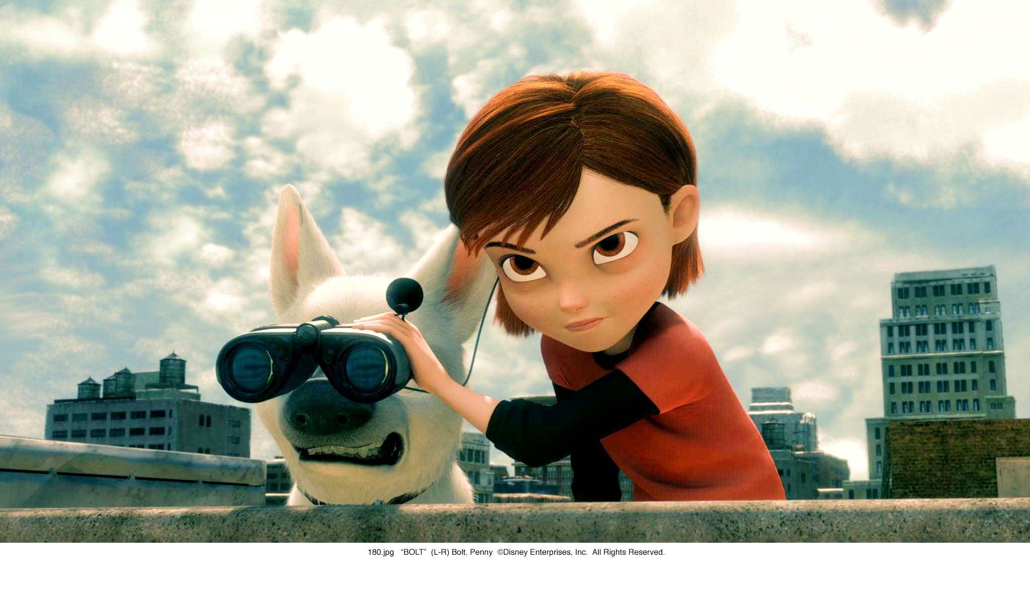 A scene from Walt Disney Pictures' Bolt (2008)