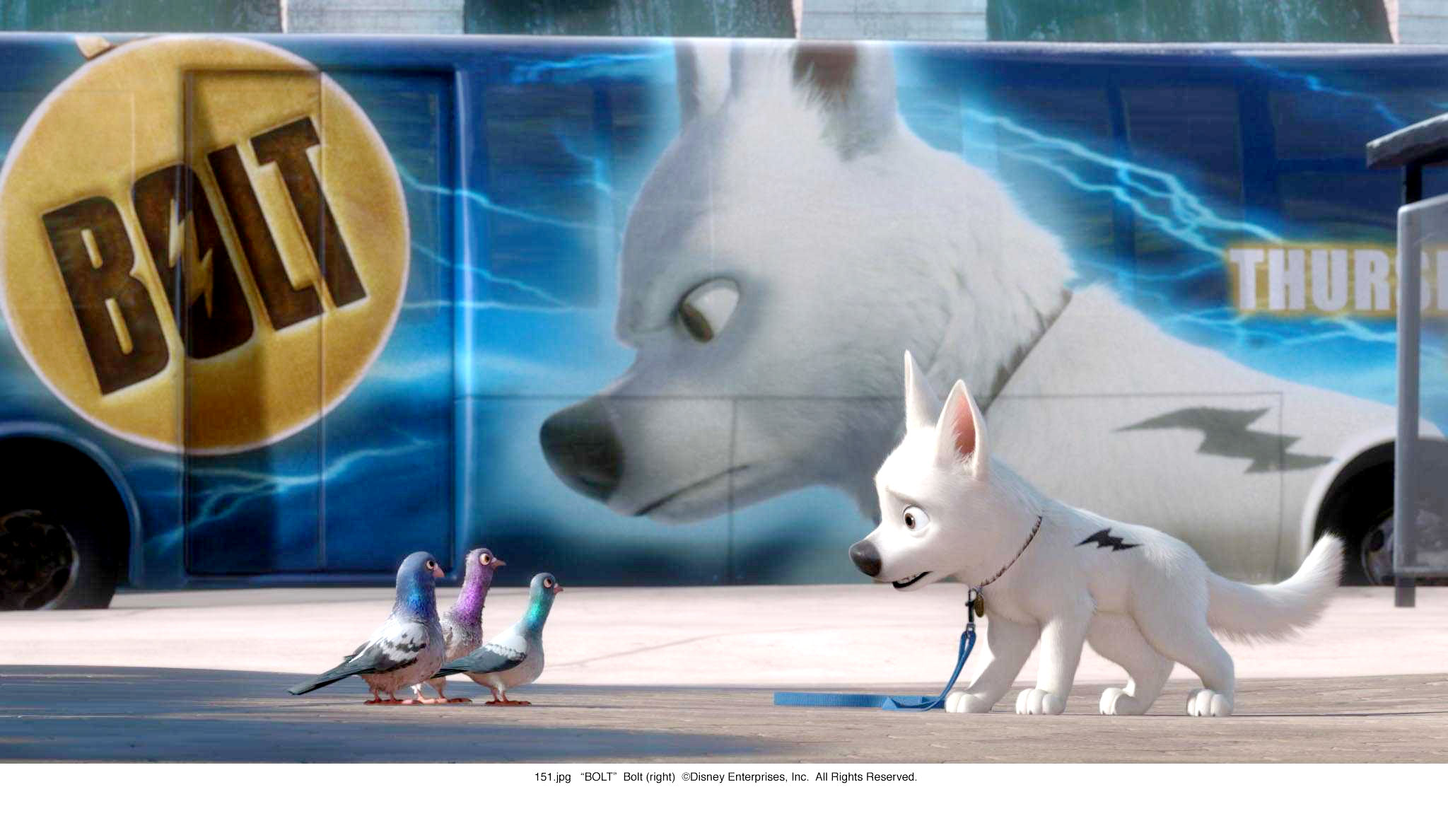 A scene from Walt Disney Pictures' Bolt (2008)