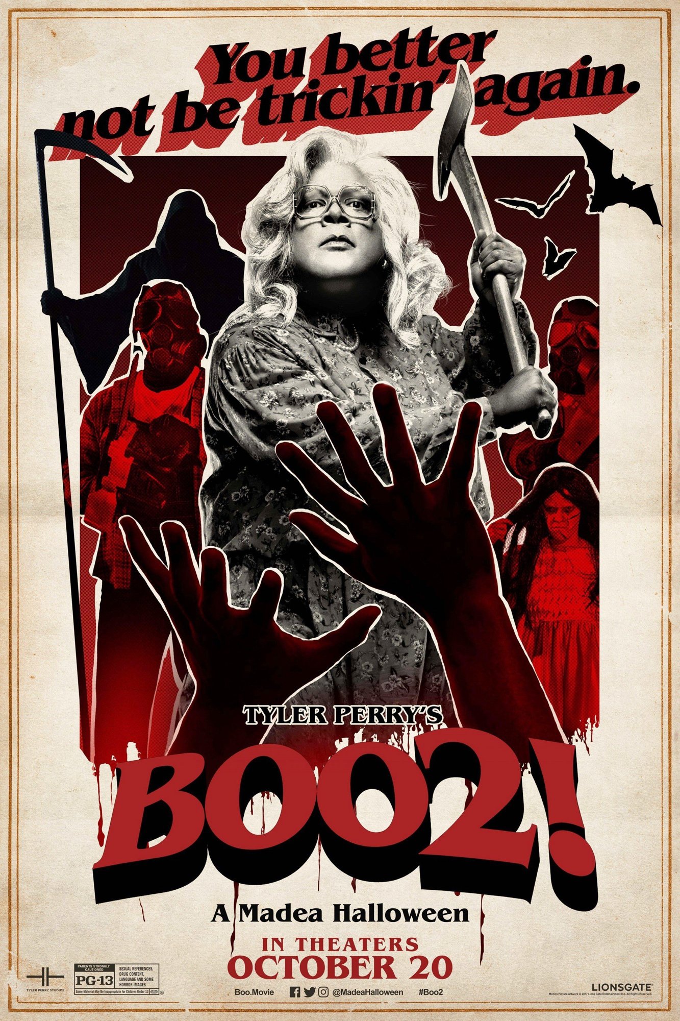 Poster of Lionsgate Films' Boo 2! A Madea Halloween (2017)