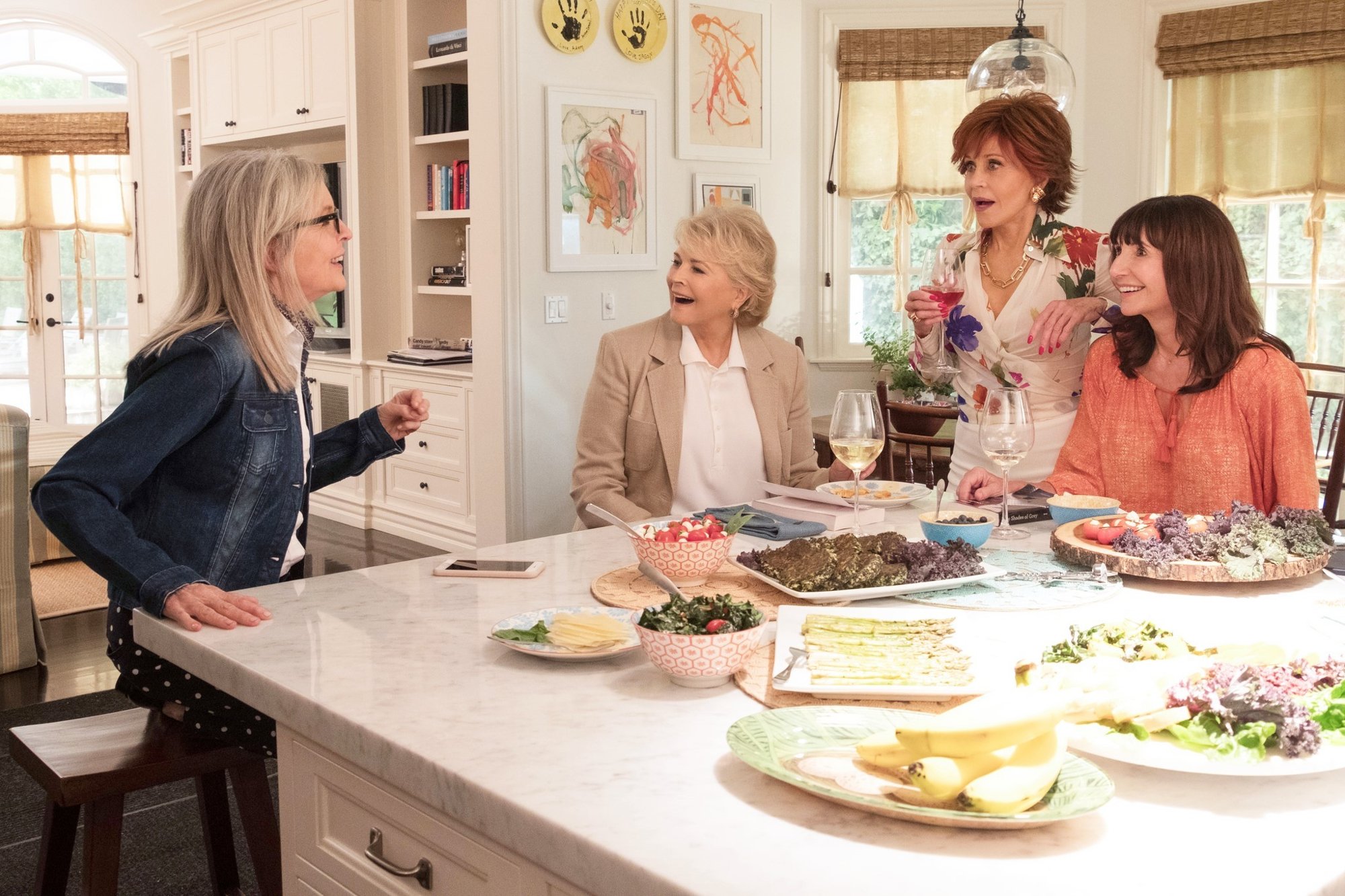 Diane Keaton, Candice Bergen, Jane Fonda and Mary Steenburgen in Paramount Pictures' Book Club (2018)