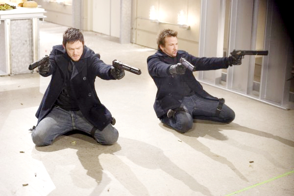 Norman Reedus stars as Murphy MacManus and Sean Patrick Flanery stars as Connor MacManus in Stage 6 Films' The Boondock Saints II: All Saints Day (2009)