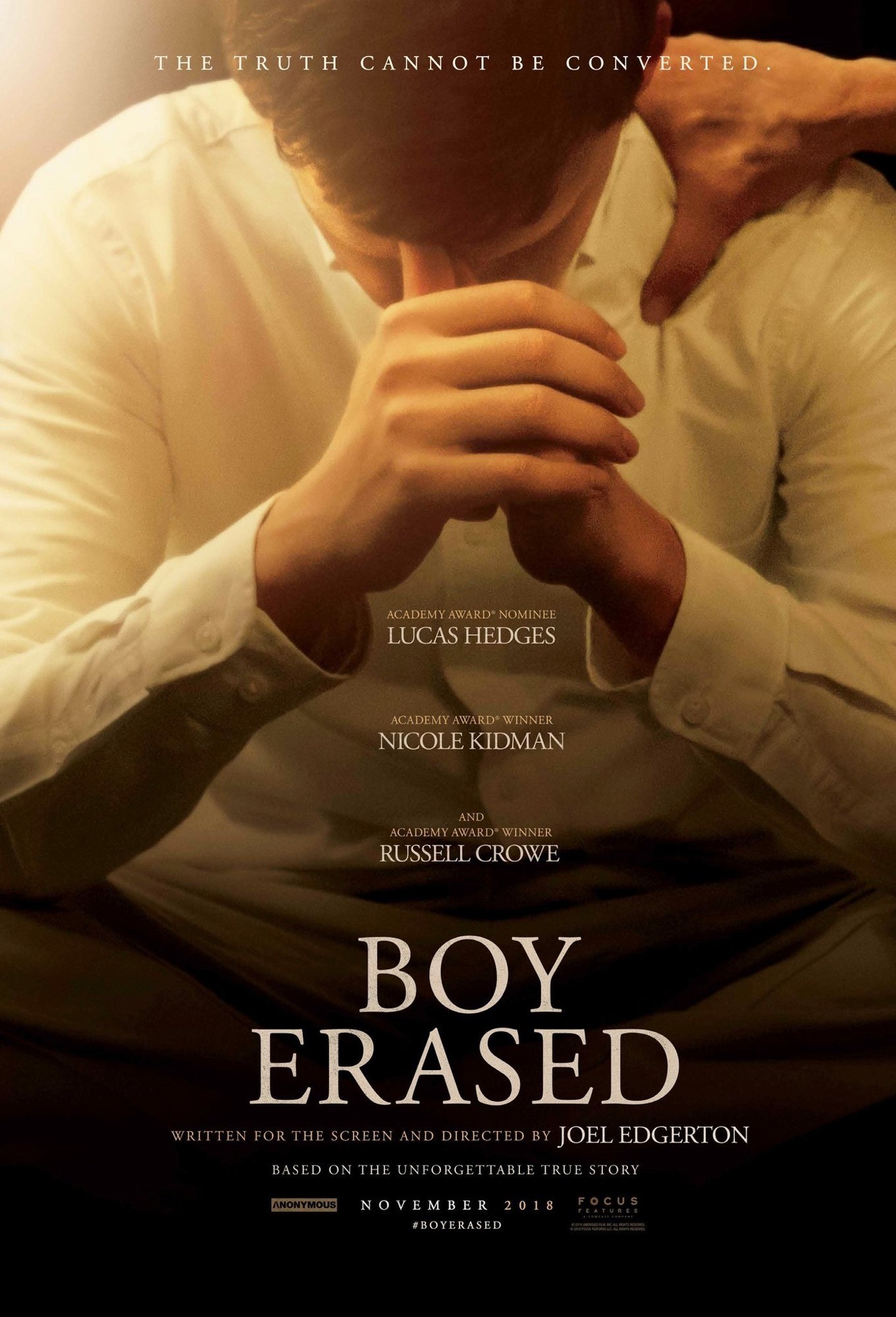 Poster of Focus Features' Boy Erased (2018)