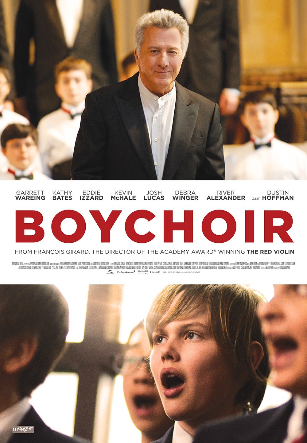 Poster of Mongrel Media's Boychoir (2015)