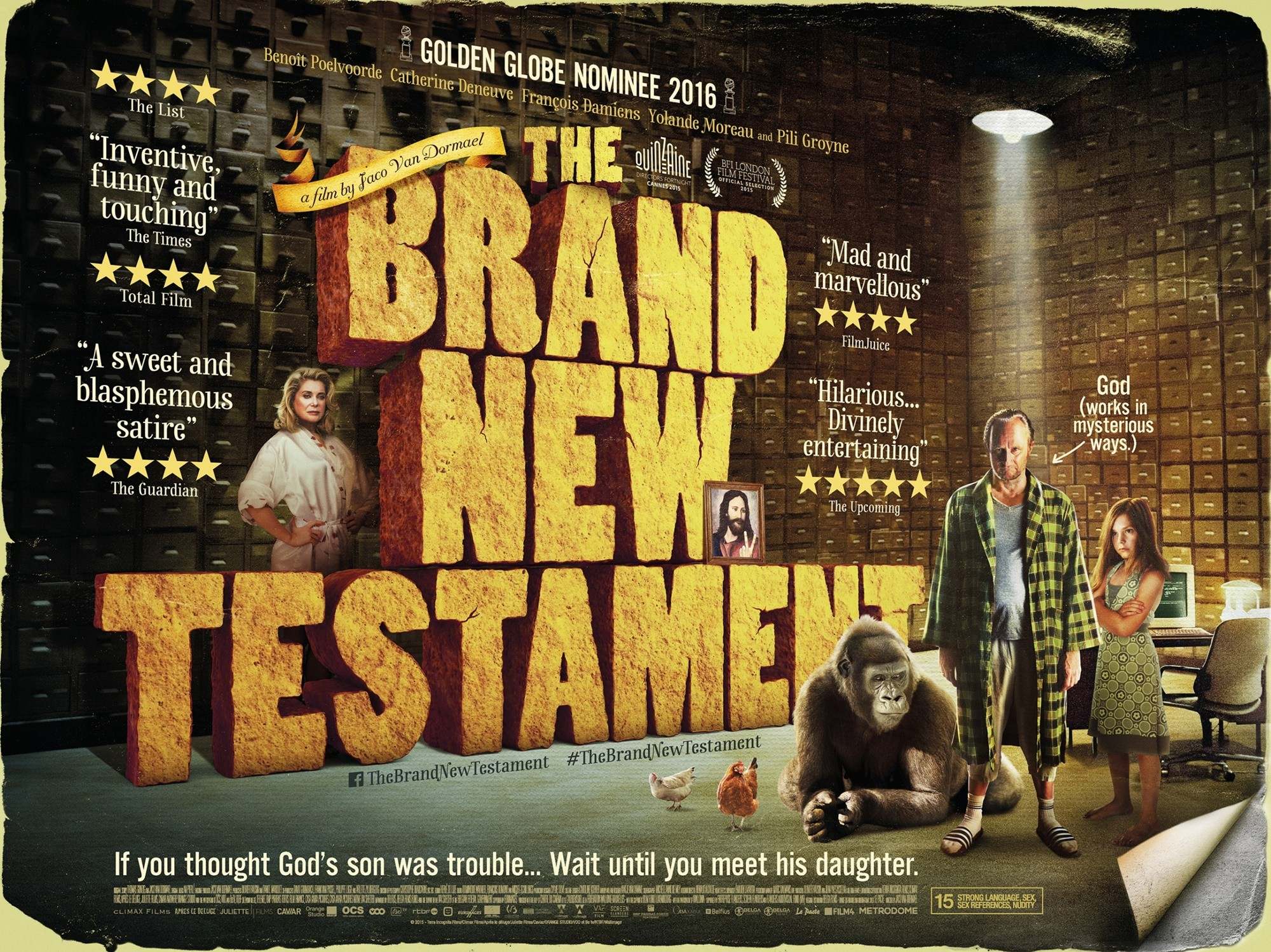 Poster of Music Box Films' The Brand New Testament (2016)