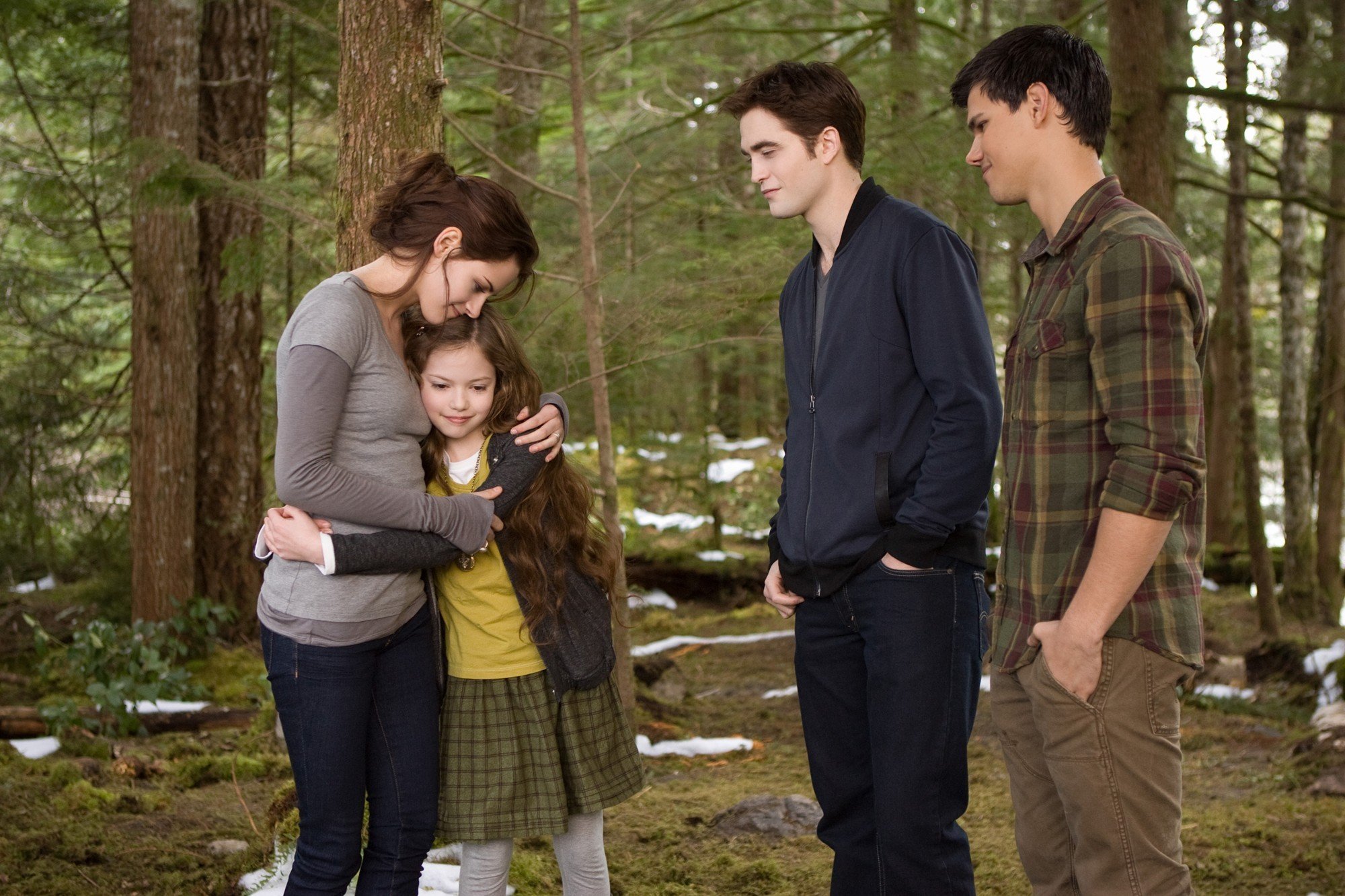 Kristen Stewart, Mackenzie Foy, Robert Pattinson and Taylor Lautner in Summit Entertainment's The Twilight Saga's Breaking Dawn Part II (2012)
