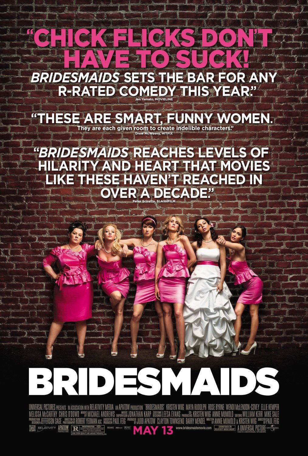 Poster of Universal Pictures' Bridesmaids (2011)