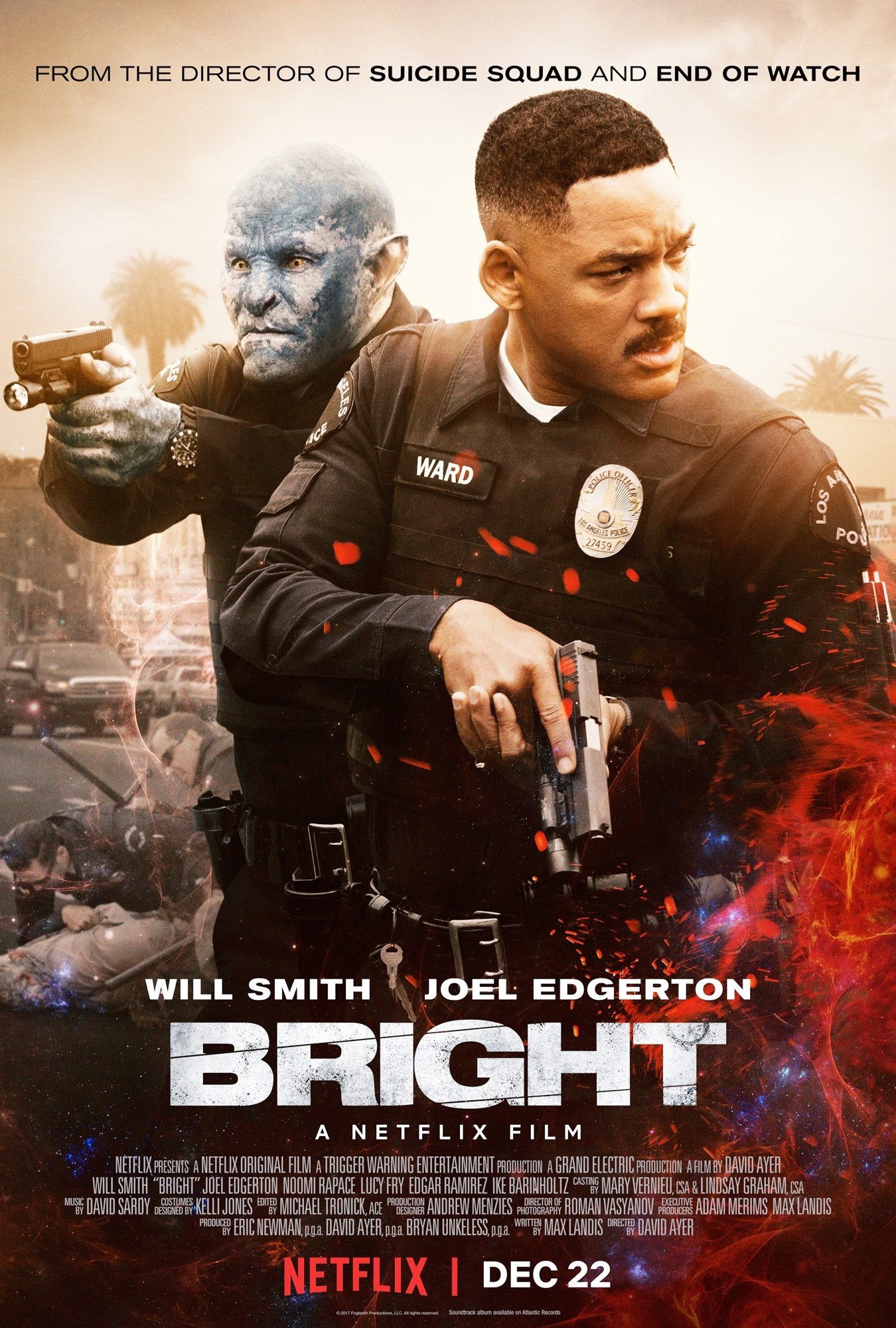 Poster of Netflix's Bright (2017)