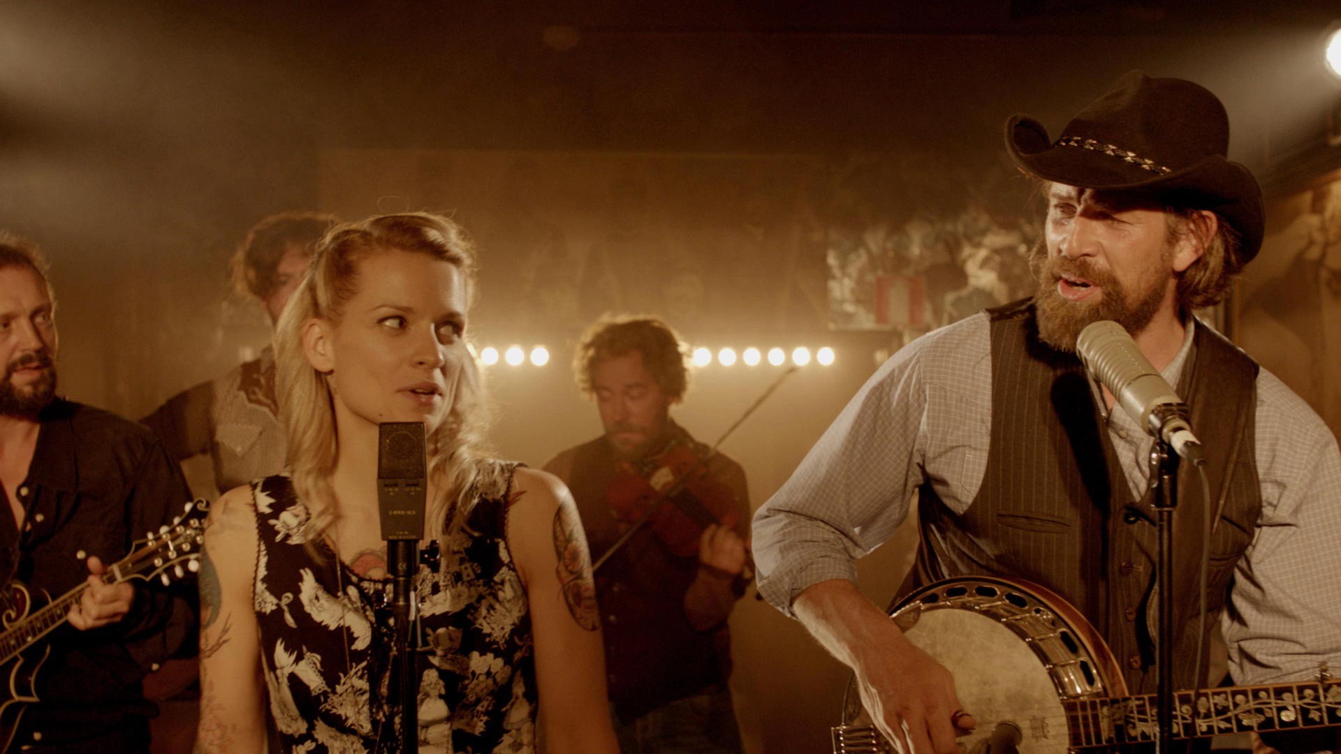 Veerle Baetens stars as Elise Vandevelde and Johan Heldenbergh stars as Didier Bontinck in Tribeca Film's The Broken Circle Breakdown (2014)