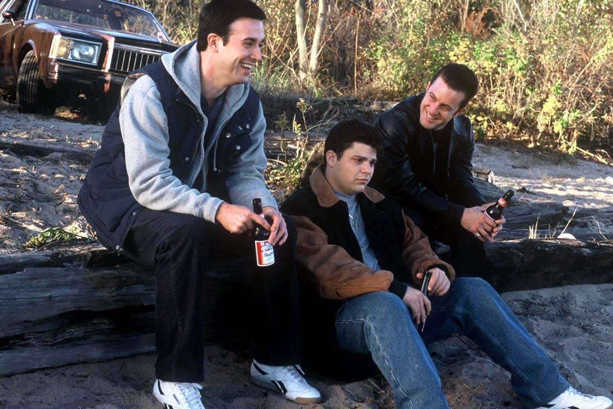 FREDDIE PRINZE JR. (Michael Turner), JERRY FERRARA (Bobby Canzoneri) and SCOTT CAAN (Carmine Mancuso) in City Lights Pictures' Brooklyn Rules (2007)