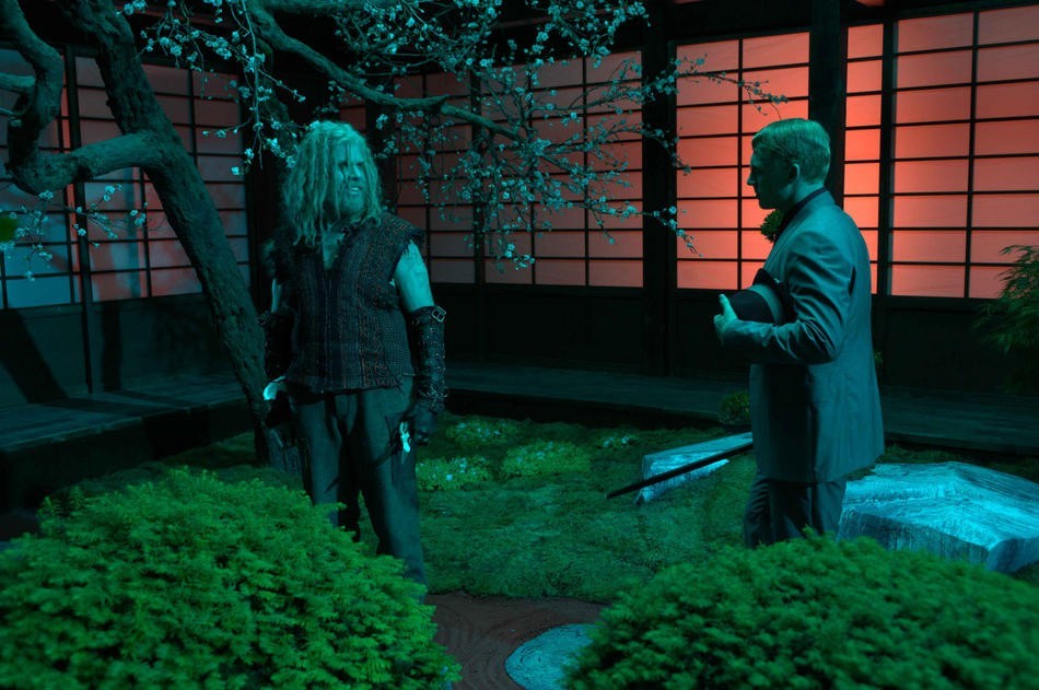 Ron Perlman stars as Nicola and Kevin McKidd stars as Killer 2 in ARC Entertainment's Bunraku (2011)