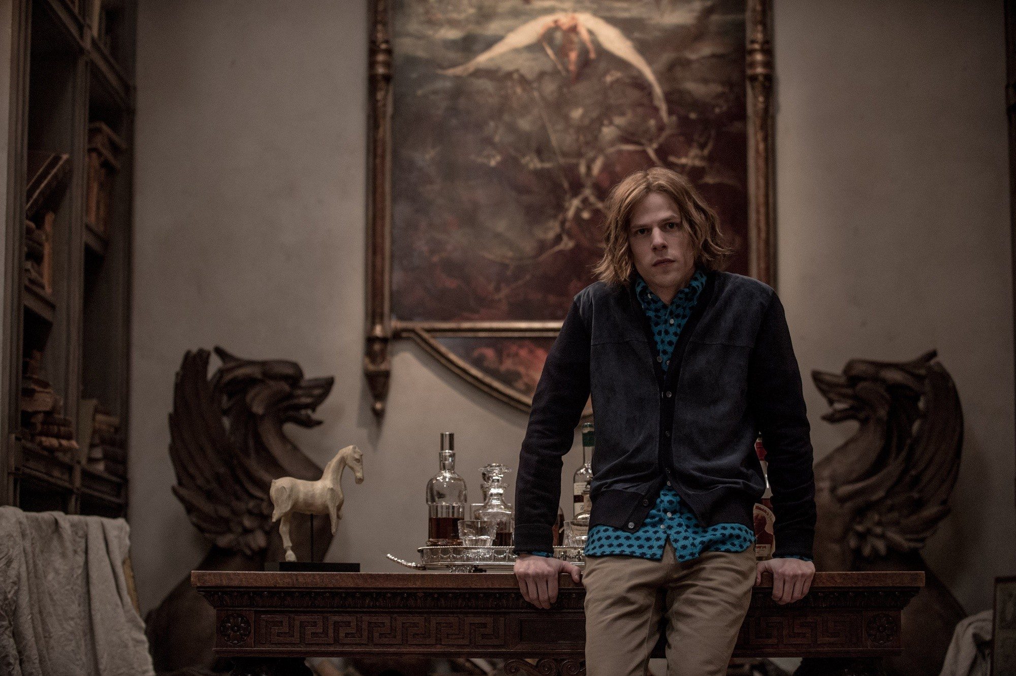 Jesse Eisenberg stars as Lex Luthor in Warner Bros. Pictures' Batman v Superman: Dawn of Justice (2016)