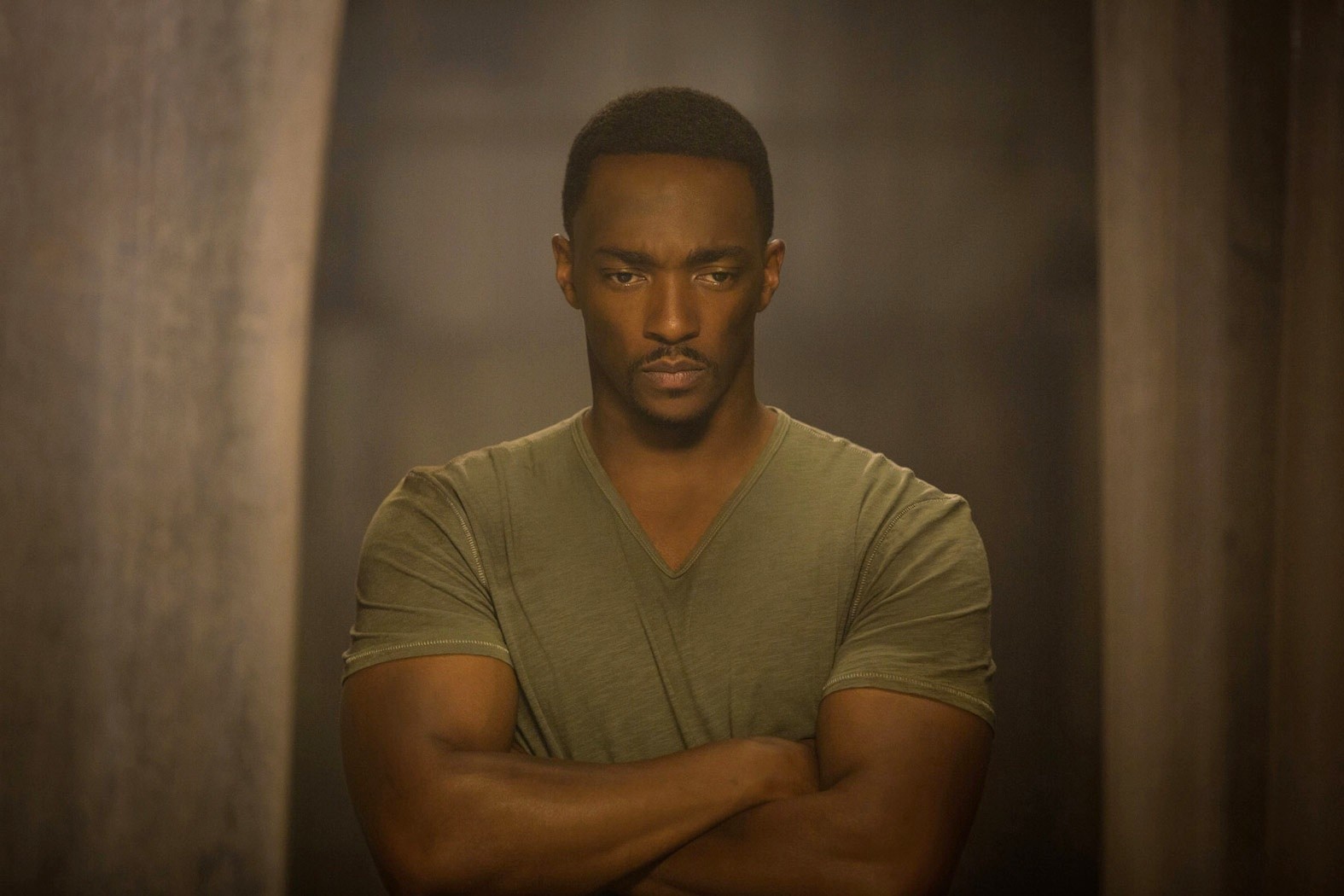 Anthony Mackie stars as Sam Wilson/The Falcon in Walt Disney Pictures' Captain America: The Winter Soldier (2014)