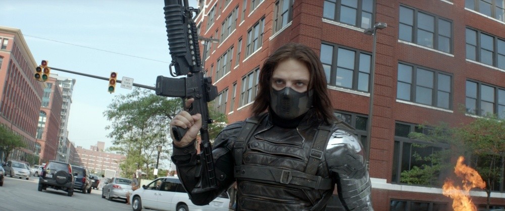 Sebastian Stan stars as Bucky Barnes/Winter Soldier in Walt Disney Pictures' Captain America: The Winter Soldier (2014)
