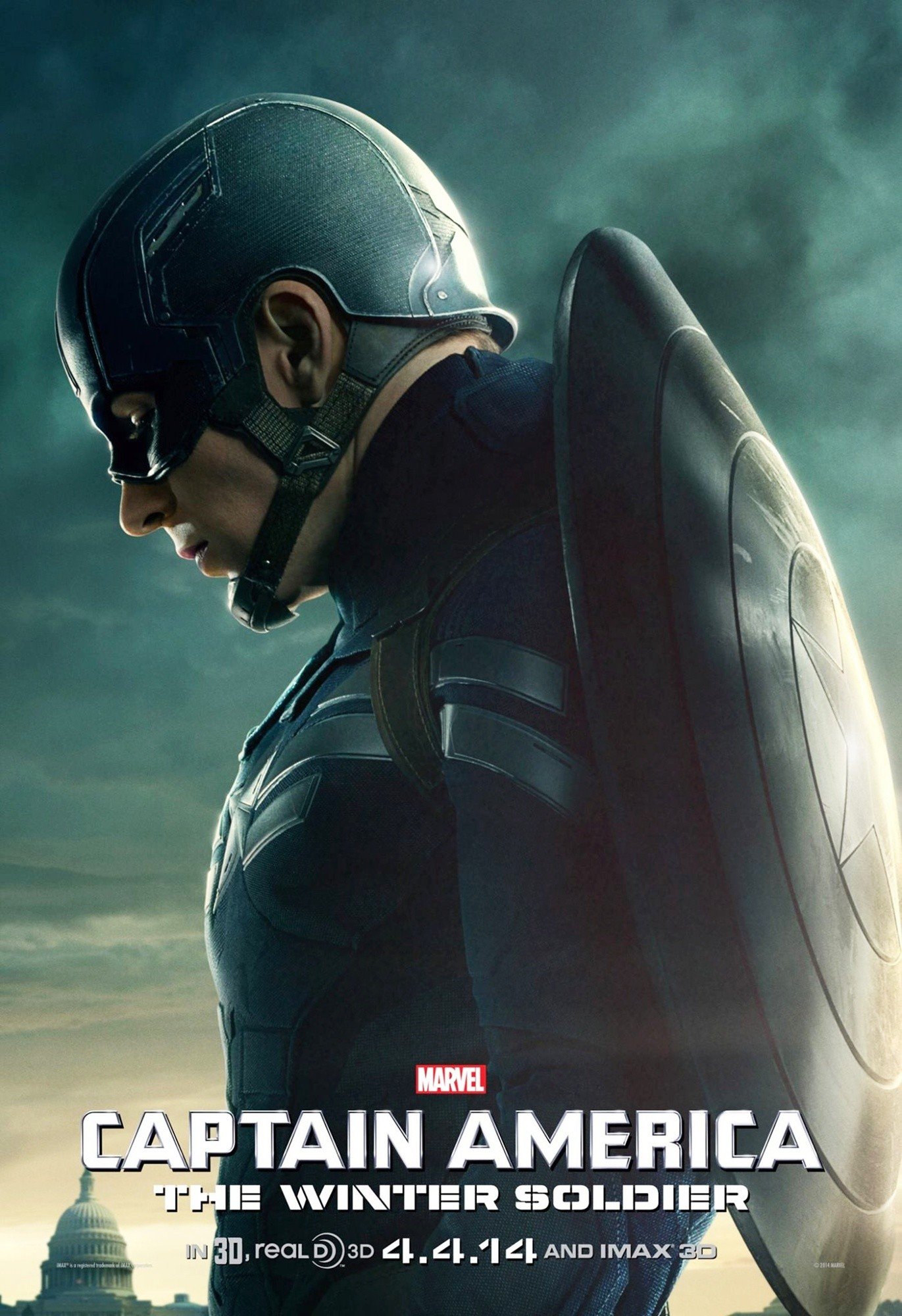 Poster of Walt Disney Pictures' Captain America: The Winter Soldier (2014)