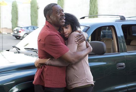 Ernie Hudson stars as Percy and Jennifer Hudson stars as Maggie in Lifetime's Call Me Crazy: A Five Film (2013)
