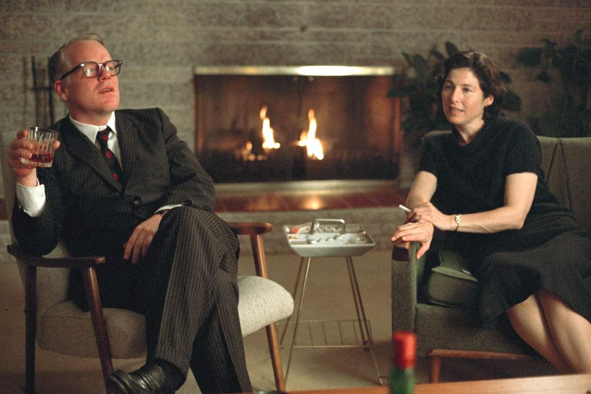 Philip Seymour Hoffman and Catherine Keener in Sony Pictures Classics' Capote (2005)