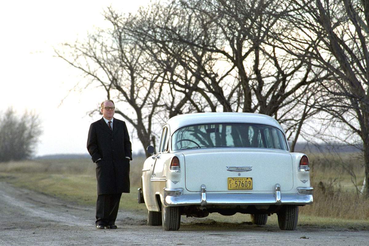 Philip Seymour Hoffman as Truman Capote in Sony Pictures Classics' Capote (2005)