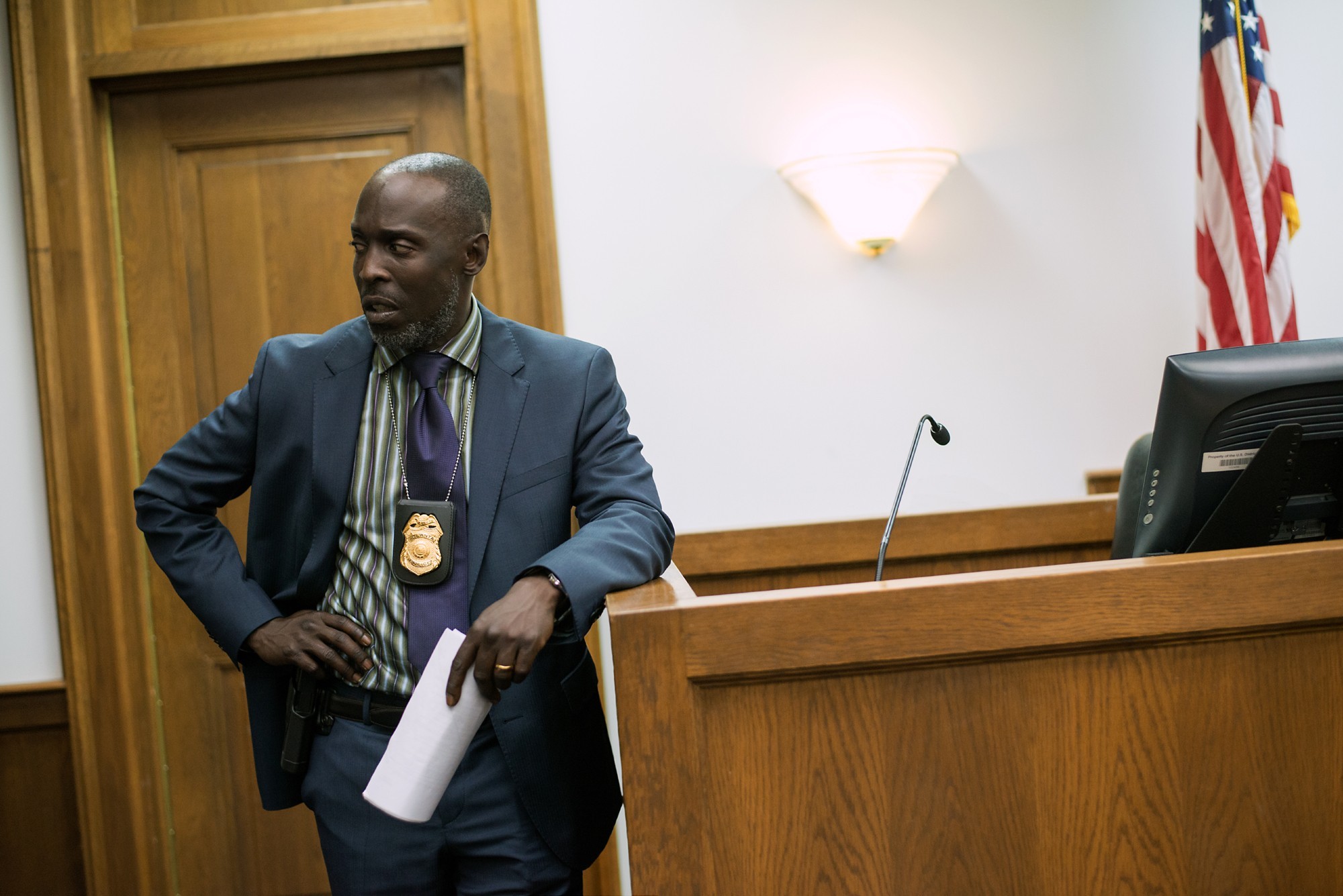 Michael K. Williams stars as Detective John Chestnut in Paramount Pictures' Captive (2015)