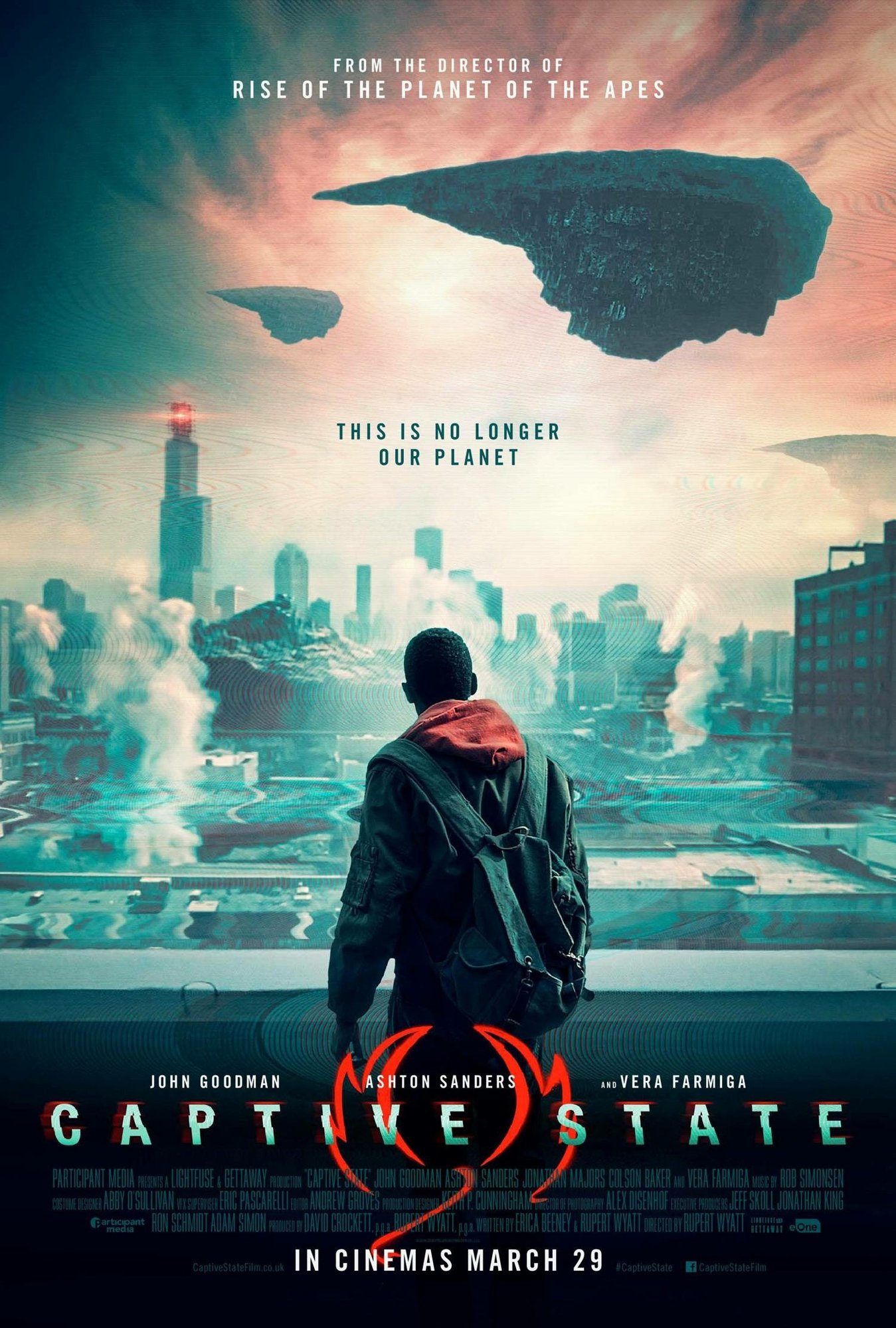 Poster of Focus Features' Captive State (2019)