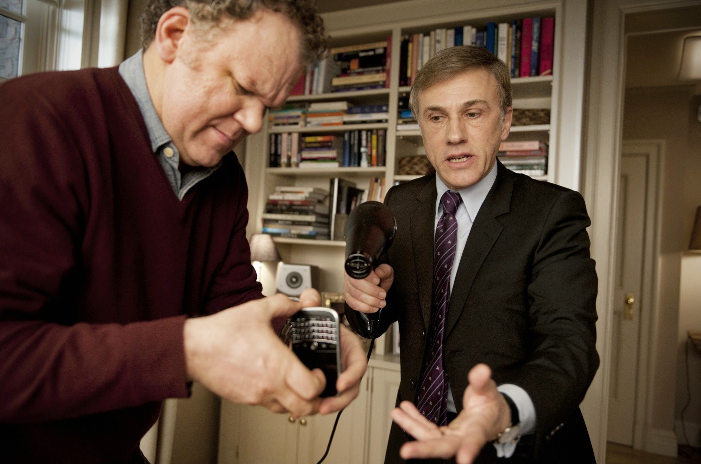 John C. Reilly stars as Michael and Christoph Waltz stars as Alan in Sony Pictures Classics' Carnage (2011)