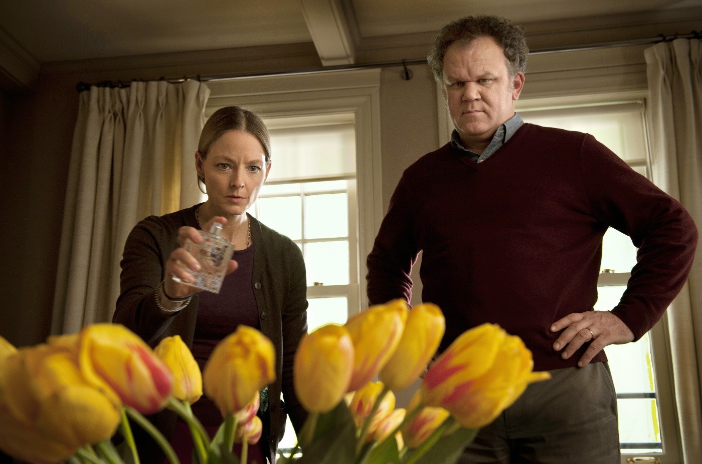 Jodie Foster stars as Penelope and John C. Reilly stars as Michael in Sony Pictures Classics' Carnage (2011)