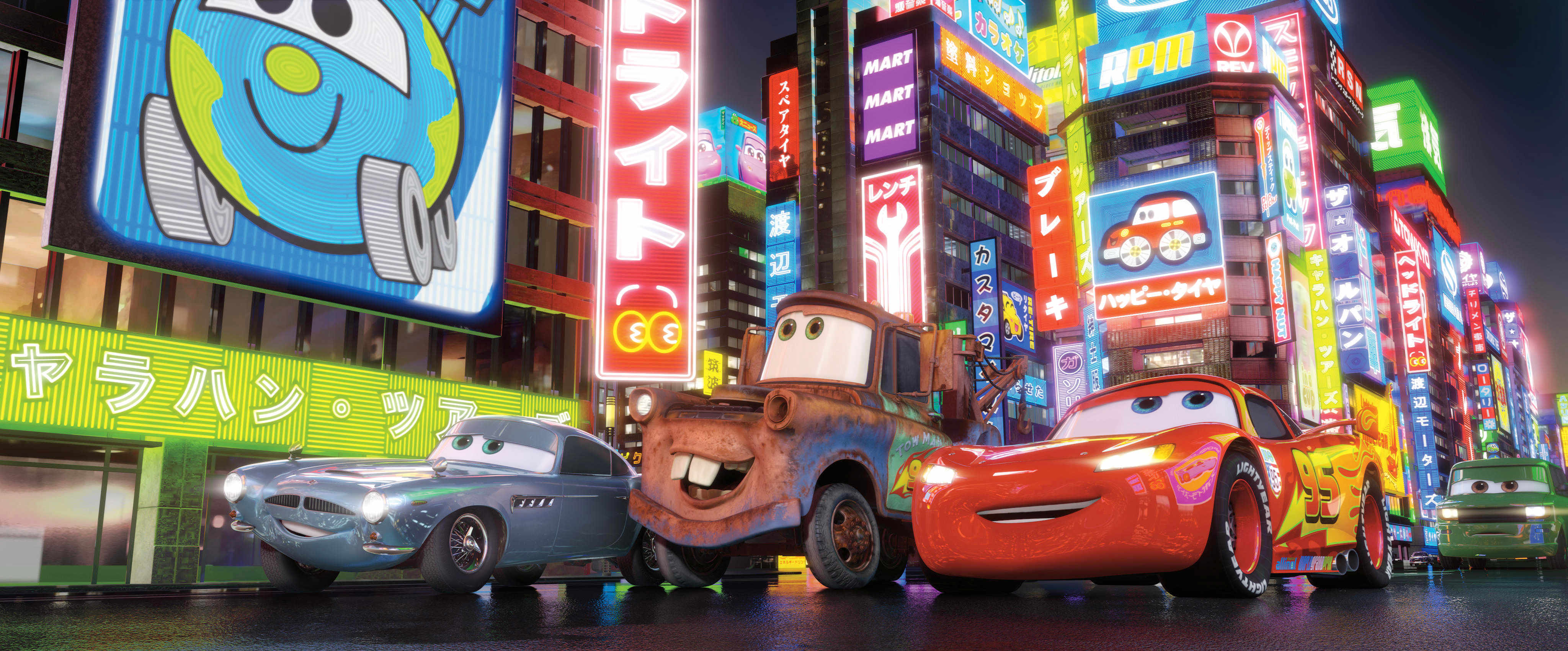 A scene from Walt Disney Pictures' Cars 2 (2011)