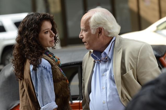 Tatiana Maslany stars as Dylan Morgan and Richard Dreyfuss stars as Dr. Cas Pepper in Entertainment One Films' Cas & Dylan (2015)
