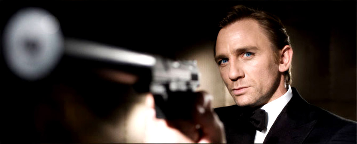 Daniel Craig as James Bond in 